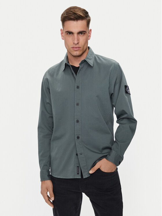 Calvin Klein Jeans Calvin Klein Jeans Košile J30J323255 Šedá Relaxed Fit