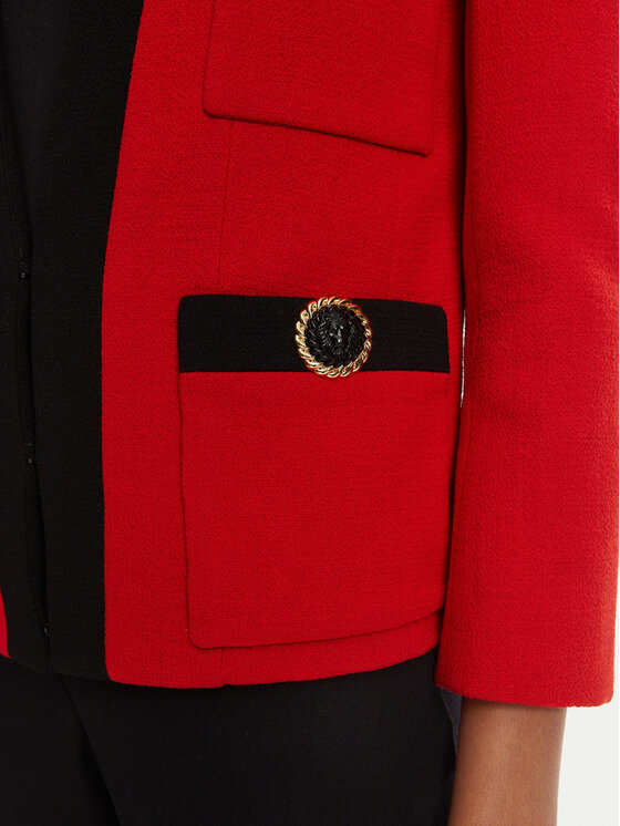 Balmain Balmain Zakó DF1SM370WB86 Piros Regular Fit