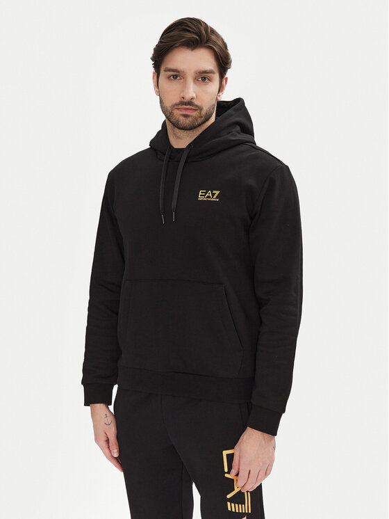 EA7 Emporio Armani EA7 Emporio Armani Mikina 7M000570 AF10377 MC004 Černá Regular Fit