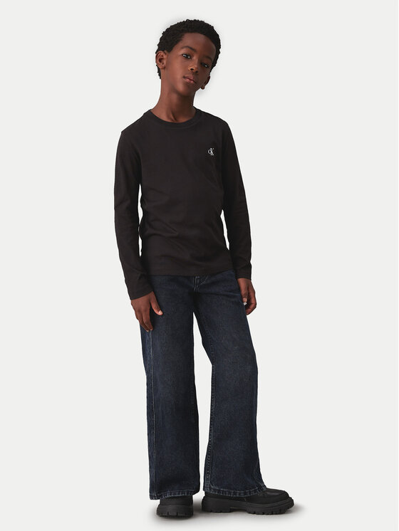Calvin Klein Jeans Calvin Klein Jeans Комплект блузи IB0IB02255 M Черен Regular Fit