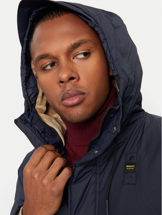 Blauer Blauer Átmeneti kabát 24WBLUK11279 Sötétkék Regular Fit