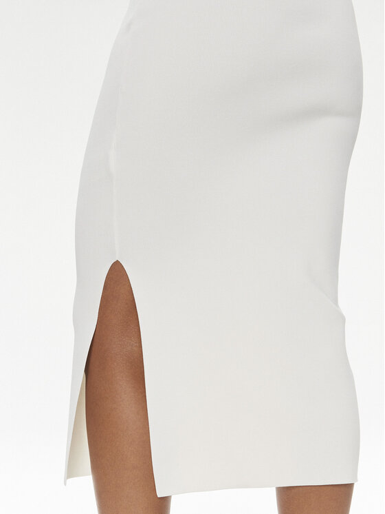 Ted Baker Ted Baker Sukienka dzianinowa Lounia 266260 Biały Slim Fit