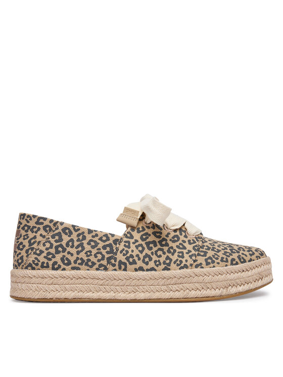 Toms Toms Еспадрильї Carolina Lace Up 10023047 Бежевий