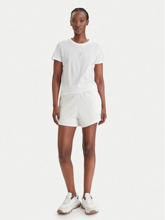 Guess Guess Спортивні шорти V6GD14 K3090 Білий Regular Fit