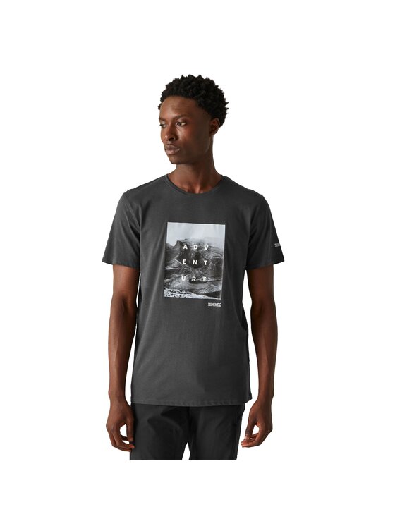 Regatta Regatta T-Shirt Breezed IV Szary Short Fit