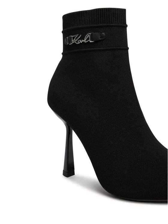 KARL LAGERFELD KARL LAGERFELD Botki Pandara KL31346A Czarny