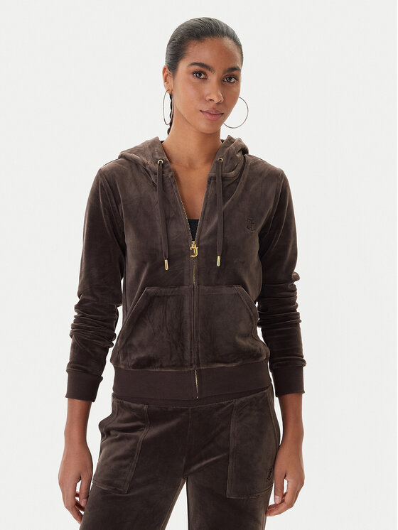 Juicy Couture Juicy Couture Džemperis Robertson JCAP176G Ruda Slim Fit