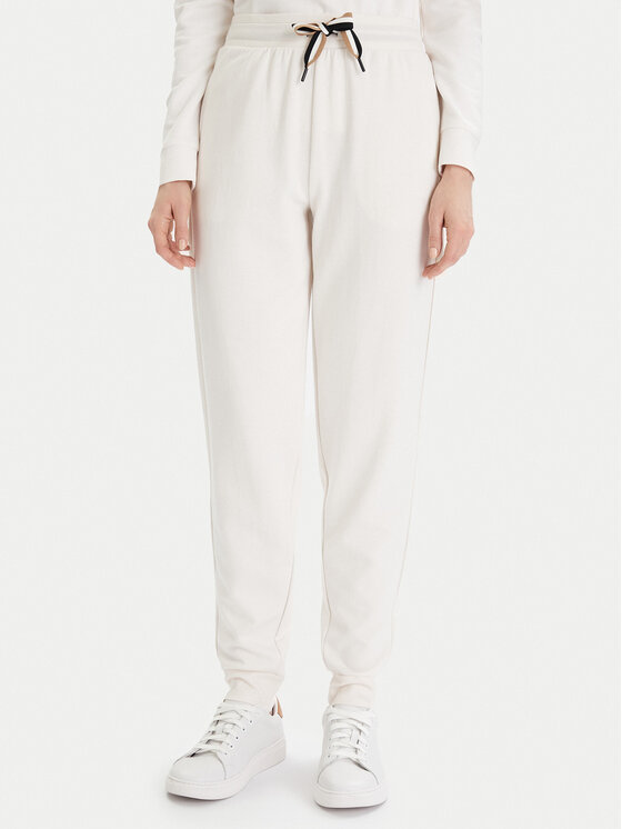BOSS Boss Jogginghose CP Stripe 50524759 Écru Regular Fit