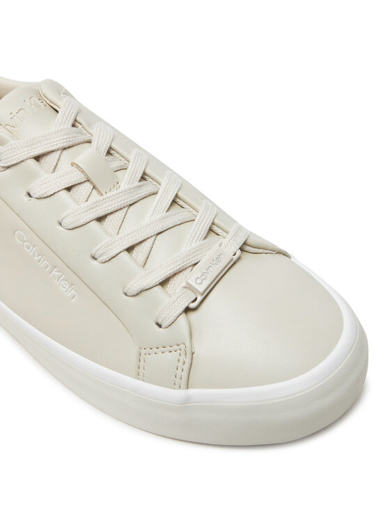 Calvin Klein Calvin Klein Sneakersy Vulc Lace Up Saff Fox W/Met Bt HW0HW02104 Beżowy