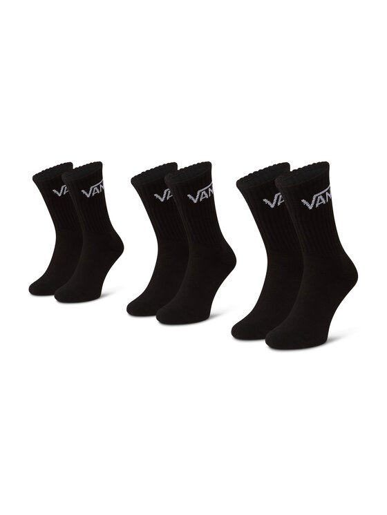 Vans Vans Комплект 3 чифта дълги чорапи мъжки Mn Classic Crew VN000XRZ Черен