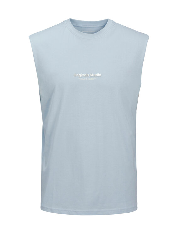 Jack&Jones Jack&Jones Tank top Vesterbro 12250430 Albastru celest Oversize