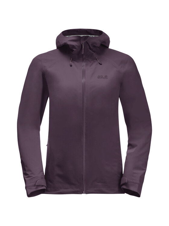 Jack Wolfskin Jack Wolfskin Kurtka przejściowa Highest Peak 3l Jkt W Fioletowy Regular Fit
