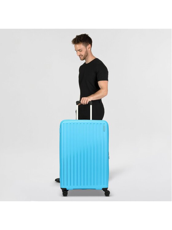 American Tourister American Tourister Walizka średnia 327186 Błękitny