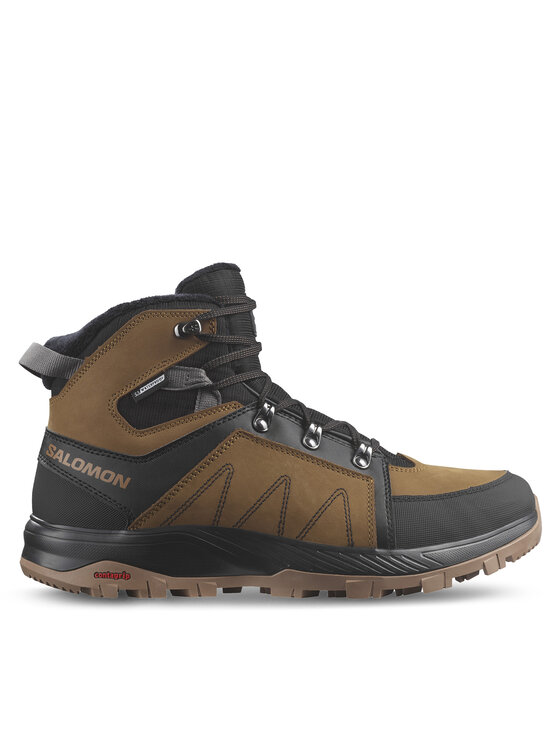 Salomon Salomon Trekking Outchill Thinsulate™ Waterproof L47381900 Smeđa