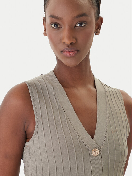 Guess Guess Трикотажна сукня W6GK53 Z0658 Зелений Regular Fit