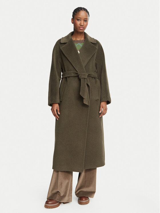 Weekend Max Mara Weekend Max Mara Вовняне пальто Tempera 2625016072 Хакі Regular Fit