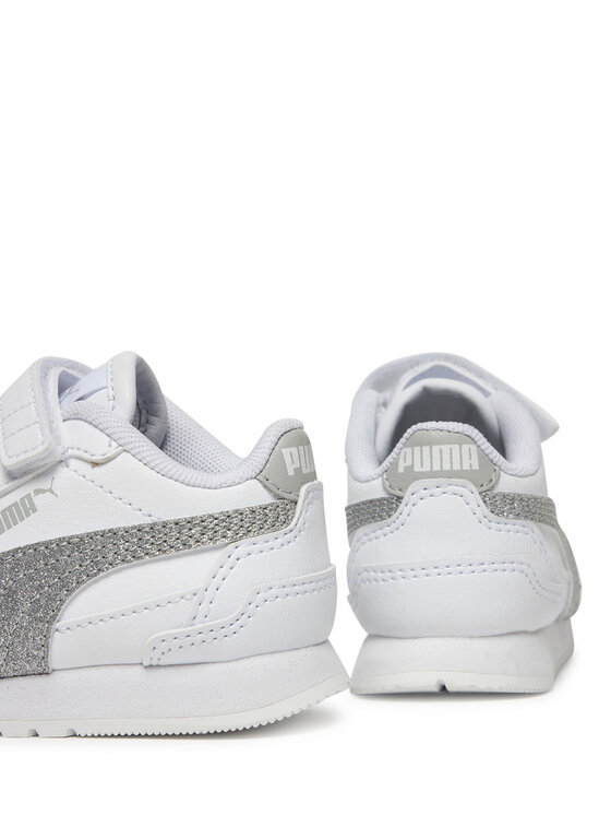 Puma Puma Sneakersy St Runner V4 Sl Glitter V Inf 401592 01 Biały