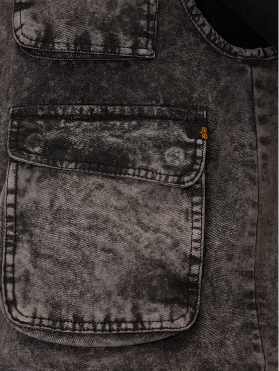 Alpha Industries Alpha Industries Mellény Canvas Acid Vest 156140 Fekete Regular Fit