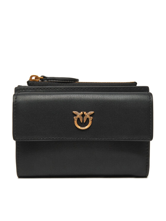 PINKO Pinko Portofel Mare de Damă Compact Wallet . AI 24-25 PCPL 103612 A0F1 Negru