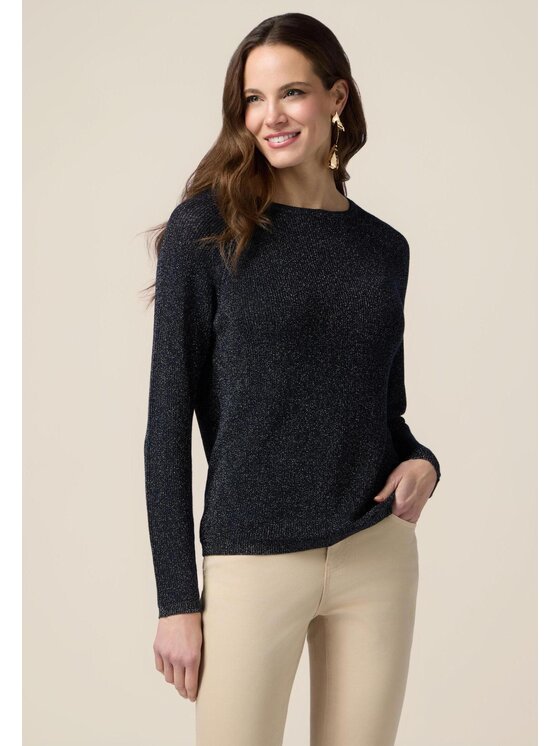 Oltre Oltre Cardigan M064J004790N034 Blu Regular Fit