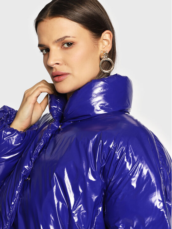 PINKO PINKO Geacă de iarnă Ianna 1G17XH A00N Albastru Relaxed Fit