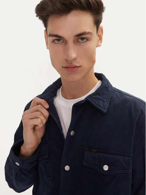 Lee Lee Μπουφάν μεταβατικό 112355568 Μπλε Loose Fit