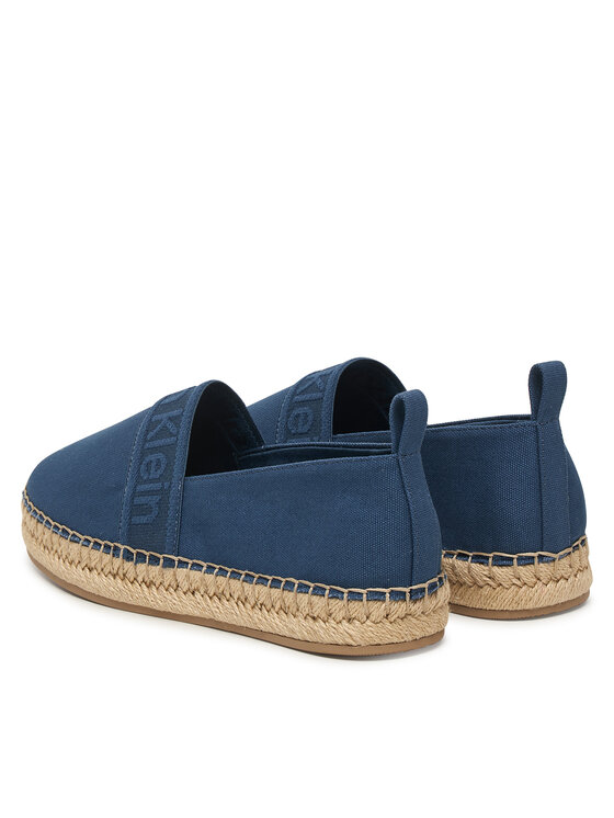 Calvin Klein Calvin Klein Espadrile Oblique Espadrille Webbing HW0HW02934 Albastru