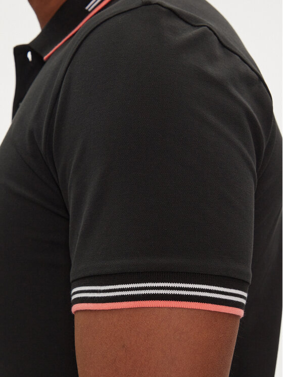 BOSS Boss Poloshirt Paul 50506193 Schwarz Slim Fit