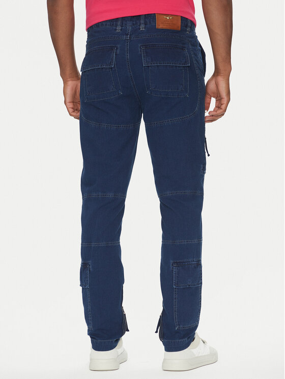 Aeronautica Militare Aeronautica Militare Jeans hlače 251PA1655CT3507 Mornarsko modra Regular Fit