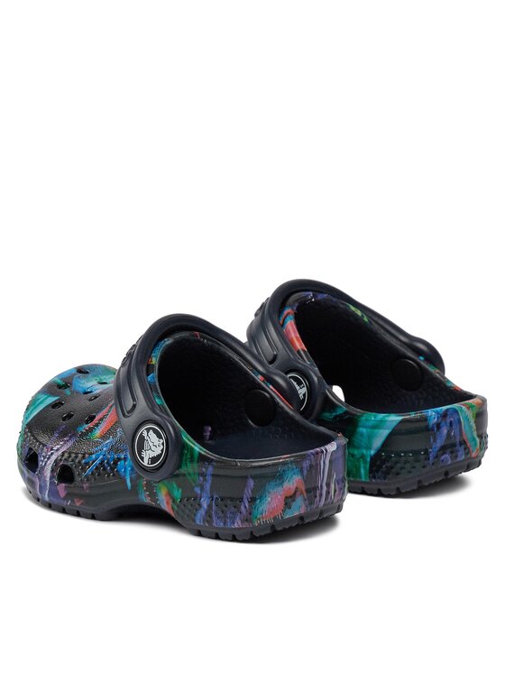 Crocs Crocs Klapki Classic Dino Clog T 208303 Granatowy