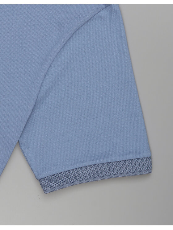 Borgio Borgio Polo matteo_01 Niebieski Classic Fit