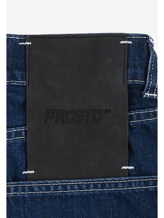 PROSTO. PROSTO. Jeansy Work Granatowy Loose Fit