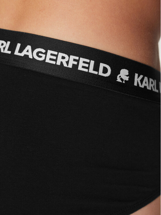 KARL LAGERFELD KARL LAGERFELD Set de chiloți slip﻿ A1M47152 Negru