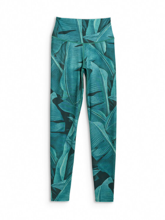4F 4F Legginsy MULTI ACTIVE Turkusowy Slim Fit