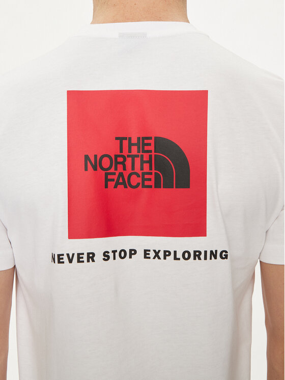 The North Face The North Face Tričko Redbox NF0A87NP Biela Regular Fit