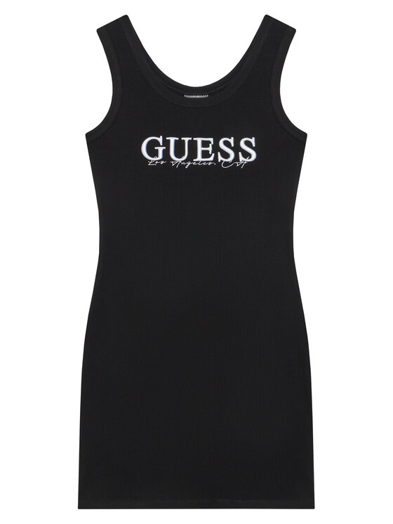 Guess Guess Každodenní šaty J5GK39 K8RT2 Černá Regular Fit