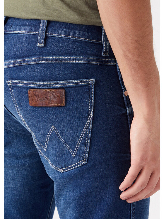 Wrangler Wrangler Jeansy LARSTON Niebieski Slim Fit
