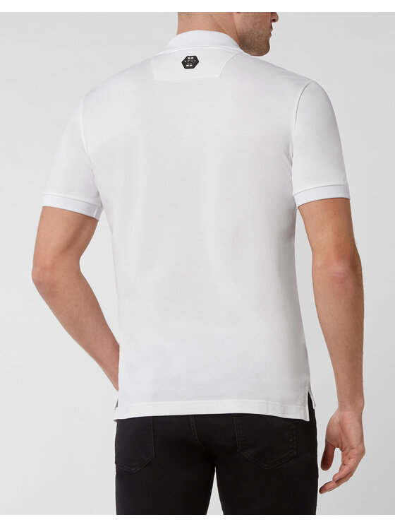 PHILIPP PLEIN PHILIPP PLEIN Polo 2567 Bianco Slim Fit