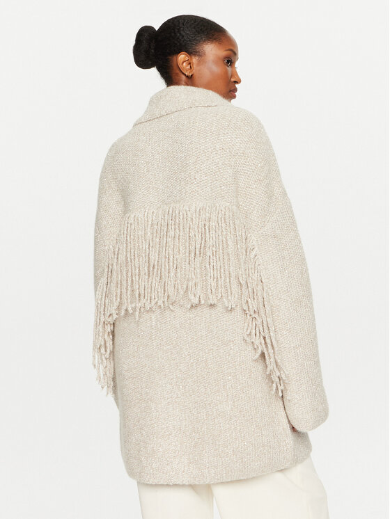 Marella Marella Strickjacke Mastice 2423906025 Écru Regular Fit