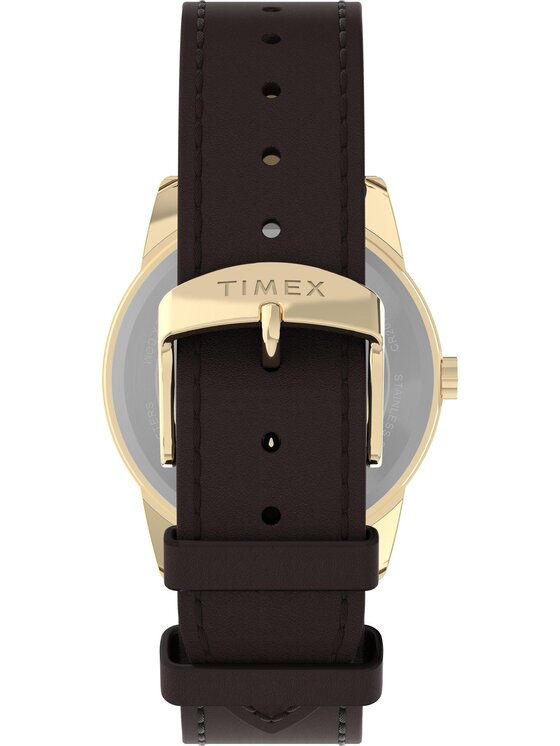 Timex Timex Zegarek TW2Y12700 Brązowy