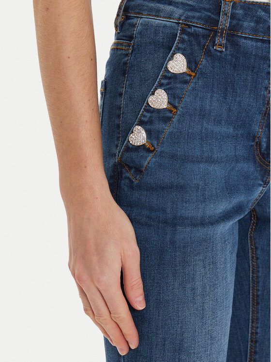 Motivi Motivi Jeans hlače P481Q203448N Mornarsko modra Regular Fit