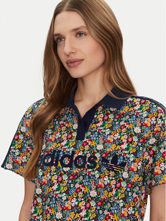 adidas adidas Polo Liberty London Football JC7786 Šarena Loose Fit