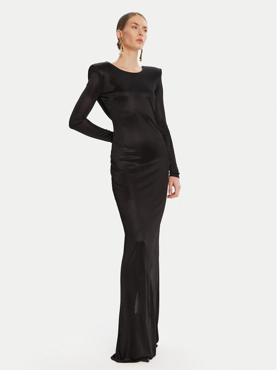 Elisabetta Franchi Elisabetta Franchi Večernja haljina AB-R10-56E2-V690 Crna Regular Fit