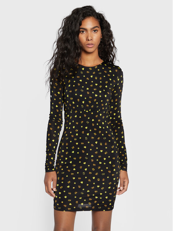 Chiara Ferragni Chiara Ferragni Ikdienas kleita 73CBO918 Melns Slim Fit