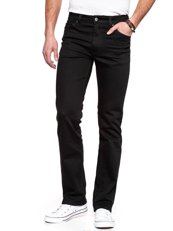 Mustang Mustang Jeansy TRAMPER STRAIGHT Czarny Straight Fit