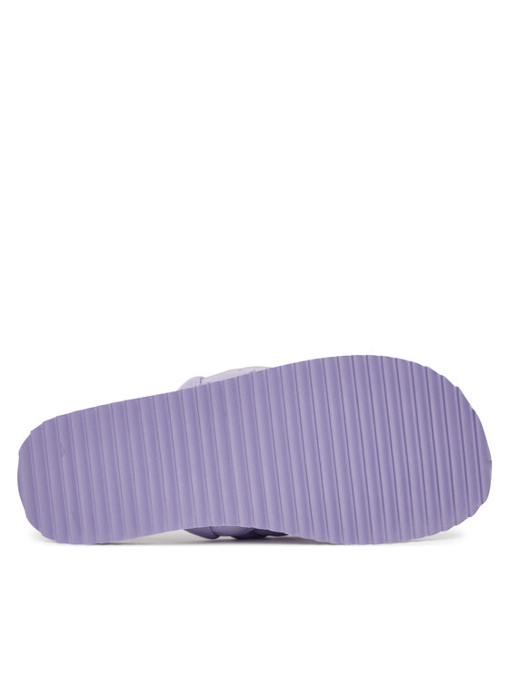 Tommy Jeans Tommy Jeans Σαγιονάρες Braided Thong Beach Sandal EN0EN02877 Μωβ