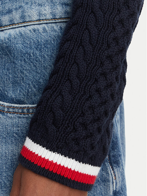 Tommy Jeans Tommy Jeans Пуловер DW0DW22933 Тъмносин Regular Fit