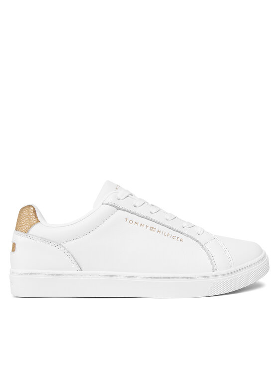 Tommy Hilfiger Tommy Hilfiger Laisvalaikio batai Essential Cupsole Sneaker FW0FW07908 Balta