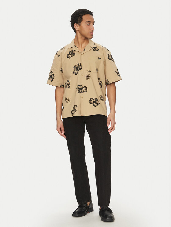 HUGO HUGO Сорочка Eligino 50539135 Бежевий Relaxed Fit