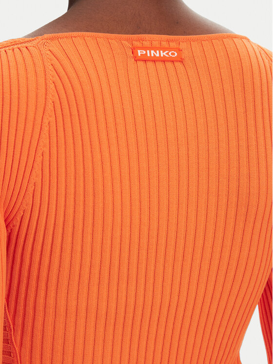 PINKO PINKO Kardigán Vergina 104627 A2E6 Narancssárga Slim Fit
